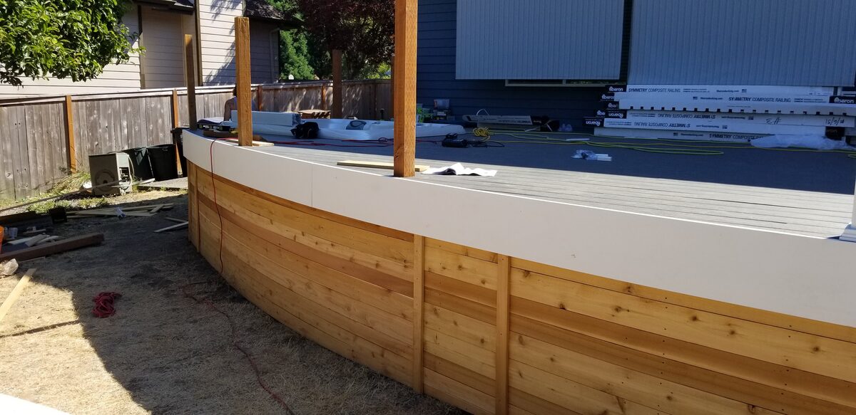 Deck with Large Yard View